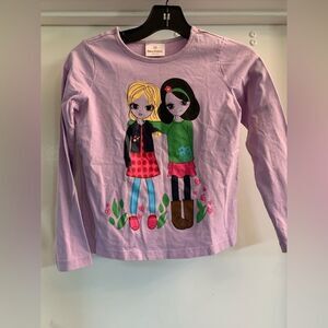 Hanna Andersson Friends Hugging Shirt *hard to find* Size 140 (US 10)